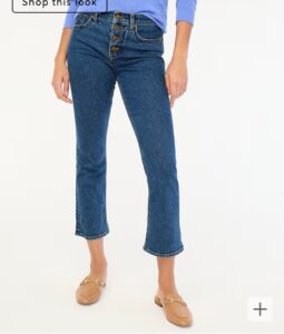 J. Crew mid-rise flare crop jeans - Bundle It